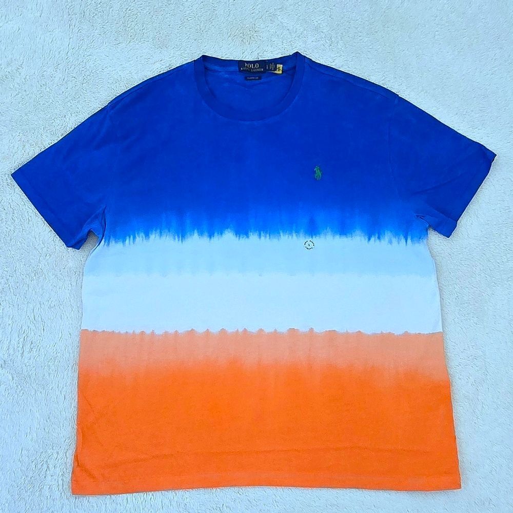 POLO🏇 Ralph Lauren Gradient Tie Dye Tee👕 - NWT